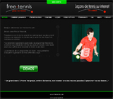 Cours de tennis en vid�o